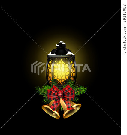 Christmas decoration with street light Christmas decoration with street light 59115098