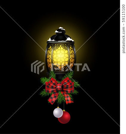 Christmas decoration with street light Christmas decoration with street light 59115100
