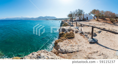 Amazing panorama scenery of Crete island. 59115237