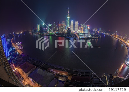 Night view of Shanghai, People's Republic of China Night view of Shanghai, People's Republic of China 59117739