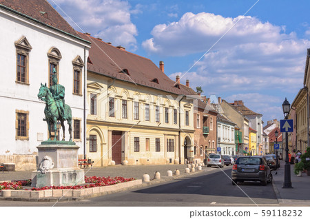 Equestrian statue of Count Andras Hadik - Budapest 59118232