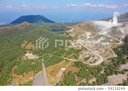 蝦野高原和梓河的鳥瞰圖 59118249