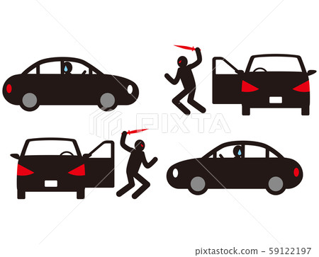 突擊駕駛。矢量材料。左手柄和右手柄 59122197