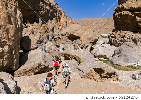 Trek in Wadi Bani Khalid - Oman 59124276