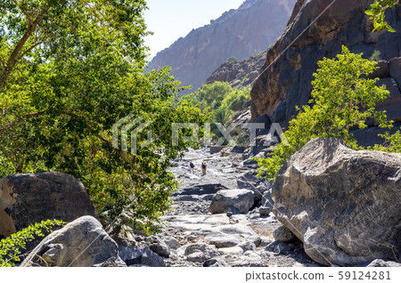 Trek in Nakhr Wadi - Oman 59124281