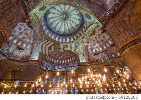 Inside the Blue Mosque 59126268