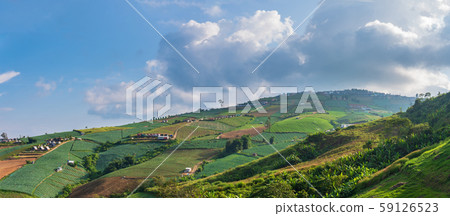 Panorama high view beautiful nature landscape of 59126523