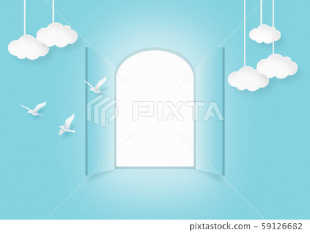 紙工藝品-天空之心框架 紙工藝品-天空之心框架 59126682