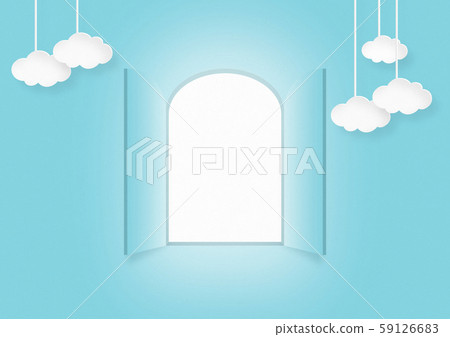 紙工藝品-天空之心框架 59126683