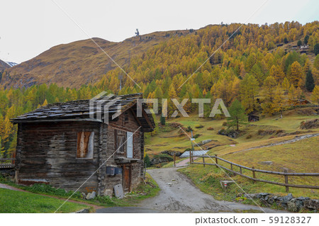 Zermatt, Switzerland-October 21, 2019:View of The 59128327