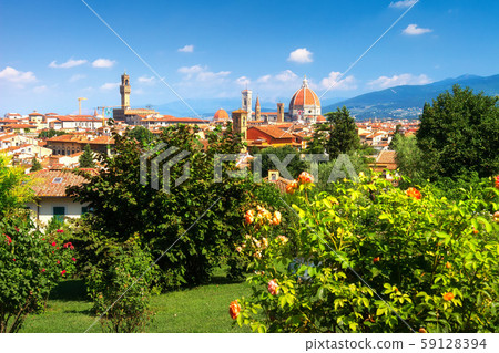 Beautiful view on Florence and Duomo Cathedral of 59128394