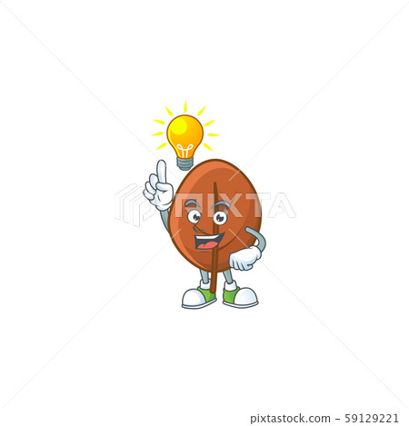 brown autumn leaves with a character have an idea. brown autumn leaves with a character have an idea. 59129221