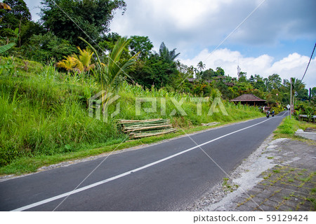 印度尼西亞,巴厘島,山區公路,摩托車 印度尼西亞,巴厘島,山區公路,摩托車 59129424