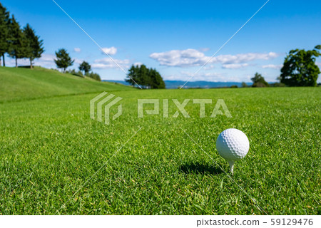 高爾夫球場高爾夫球開球 59129476