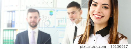 Beutiful female in office 59130917