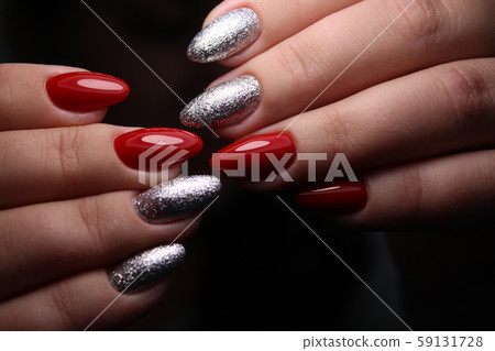 The beauty of the natural nails. Perfect clean manicure The beauty of the natural nails. Perfect clean manicure 59131728