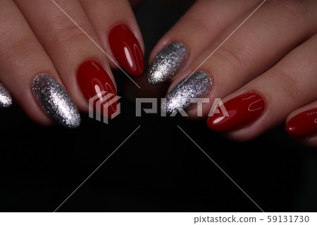The beauty of the natural nails. Perfect clean manicure The beauty of the natural nails. Perfect clean manicure 59131730