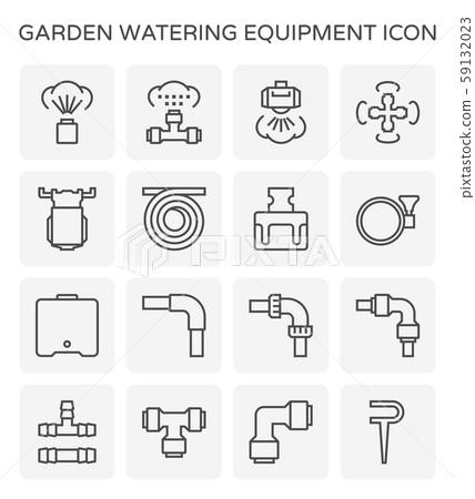 garden watering icon garden watering icon 59132023
