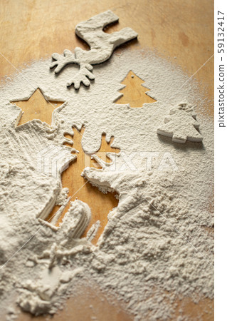 Christmas and holiday baking background, top view Christmas and holiday baking background, top view 59132417