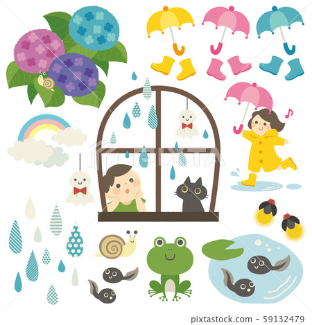 Rainy season set Rainy season set 59132479