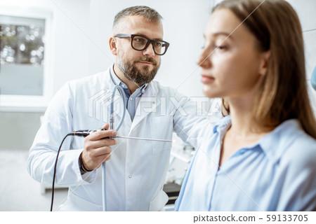 Endoscopic examination of ENT organs 59133705