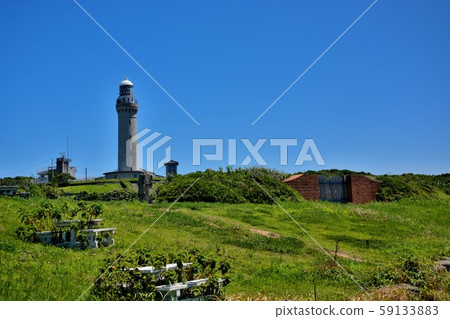 從山口,綱島,綱島燈塔公園眺望的美麗花崗岩,未塗漆的綱島燈塔(1) 從山口,綱島,綱島燈塔公園眺望的美麗花崗岩,未塗漆的綱島燈塔(1) 59133883
