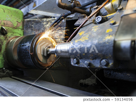 Machinery tool at production plant shot 59134056