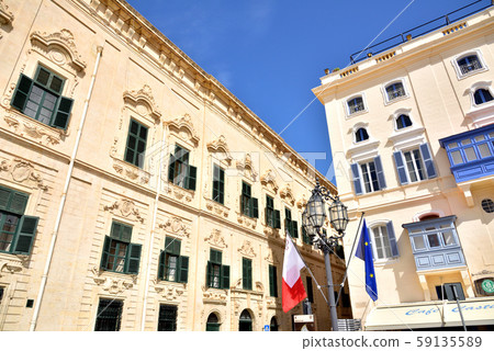 Republic of Malta Left Prime Minister's Residence Auberge de Castille Valletta 59135589