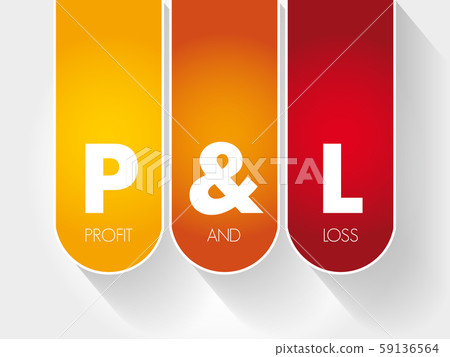 P&L - Profit and Loss acronym - Stock Illustration [59136564] - PIXTA