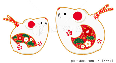 Illustration material for new year's cards Illustration material for new year's cards 59136641