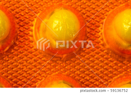 Ascorbic acid in tablets, vitamins in the package. Ascorbic acid in tablets, vitamins in the package. 59136752