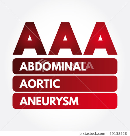 AAA - Abdominal Aortic Aneurysm acronym 59138328