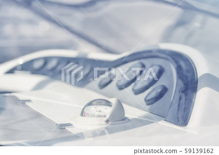 Instruments on the yacht in high key 59139162