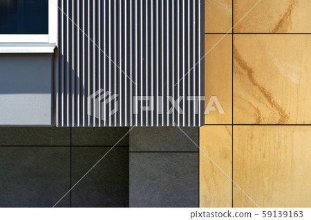 Fragment of the facade of a modern house 59139163