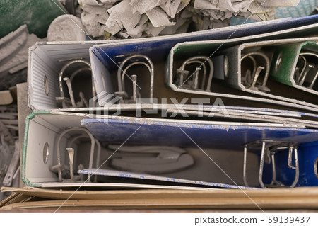 Document folders thrown from office 59139437