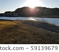 River and sunset 59139679