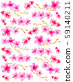 Plum blossom background material 59140211