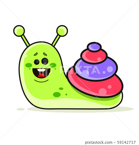 Funny Snail Children Drawing For Your Web Design Funny Snail Children Drawing For Your Web Design 59142717