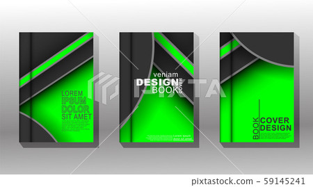 Cover book with a geometric design background. 59145241