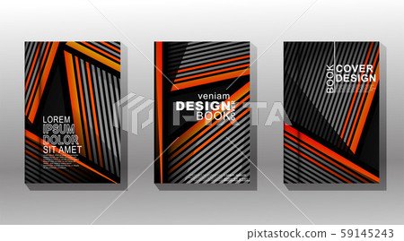 Cover book with a geometric design background. - Stock Illustration ...