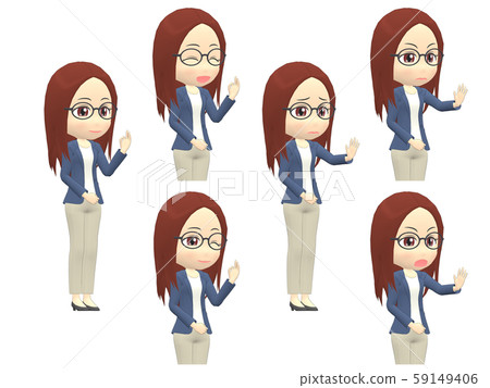 [OK NG] Female Casual Straight Diagonal 59149406