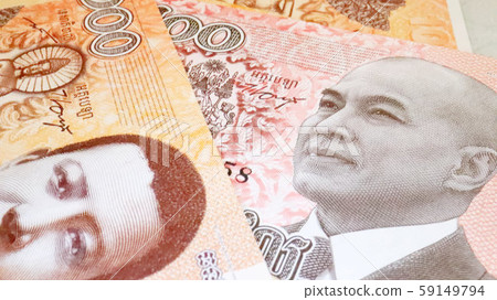 Cambodian currency Riel banknote Cambodian currency Riel banknote 59149794