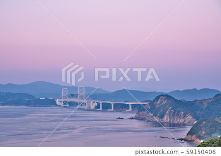 [大型鳴門橋（黎明）]兵庫縣南淡路市福吉 59150408
