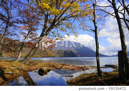October Nikko 324 Chitegahama autumn leaves, Lake Chuzenji and Mt. October Nikko 324 Chitegahama autumn leaves, Lake Chuzenji and Mt. 59150472