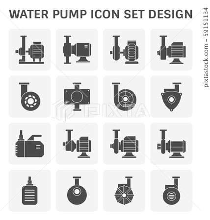 water pump icon 59151134