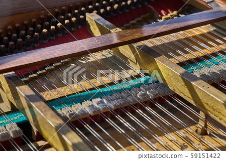 Old Piano Interior Parts Old Piano Interior Parts 59151422