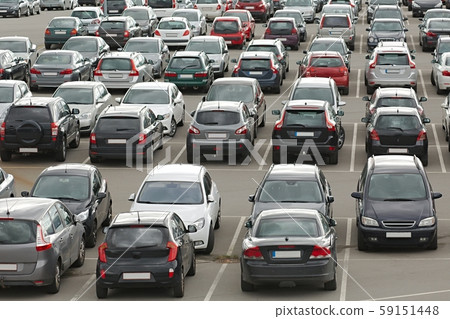 Many Cars Parking 59151448