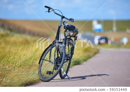 Bicycle on the road in the Netherlands Bicycle on the road in the Netherlands 59151449