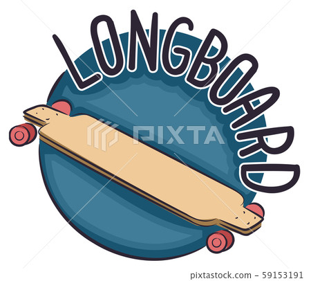 Icon Longboard Illustration 59153191