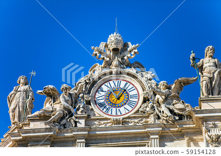 On St. Peter's Square at St. Peter's Basilica in 59154128